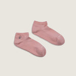 Load image into Gallery viewer, A pair of pink socks displayed against a white background