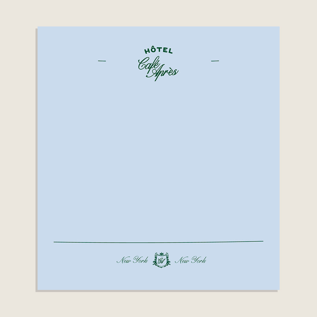 Fictional CA Hotel Notepad