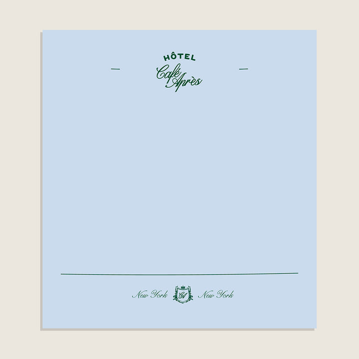 Fictional CA Hotel Notepad