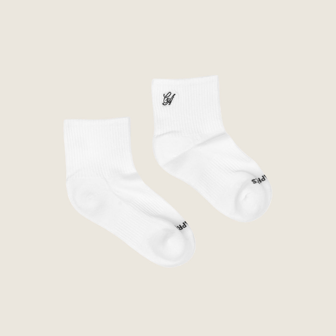 The Basic White Quarter Everyday Sock