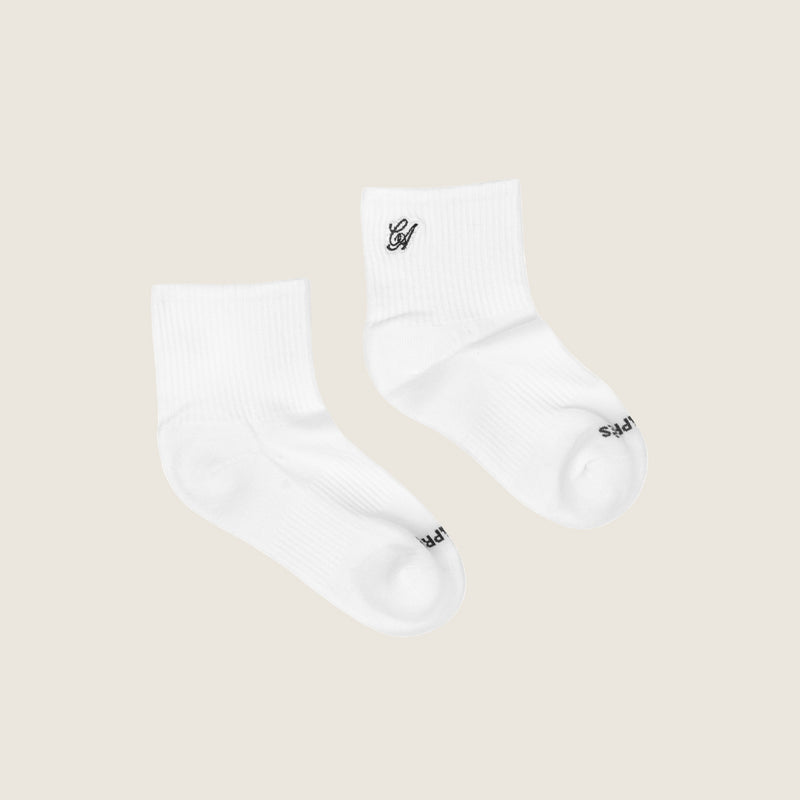 The Basic White Quarter Everyday Sock
