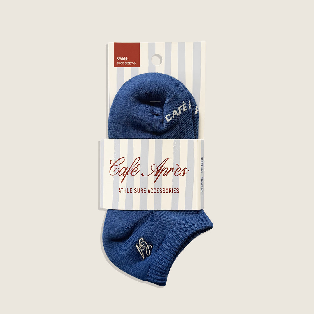The James Ankle Sport Sock in Sapphire