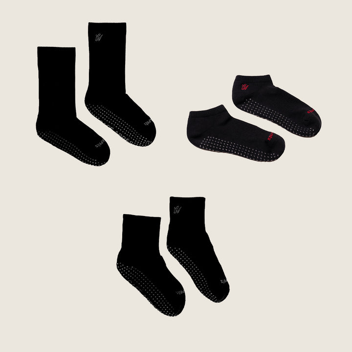 The Black Grip Sock Trio