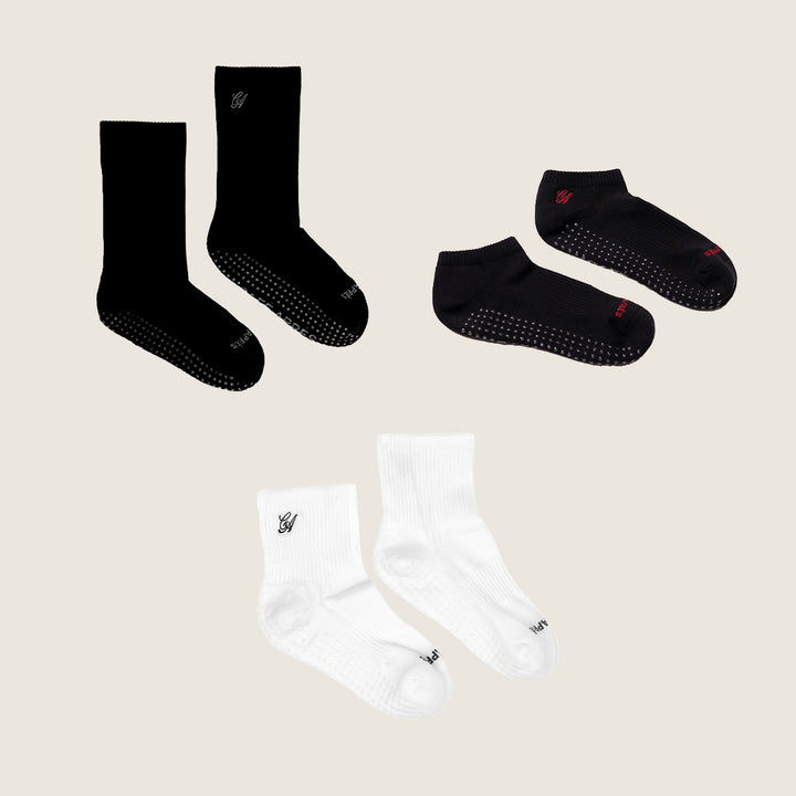 The Basic Grip Sock Trio