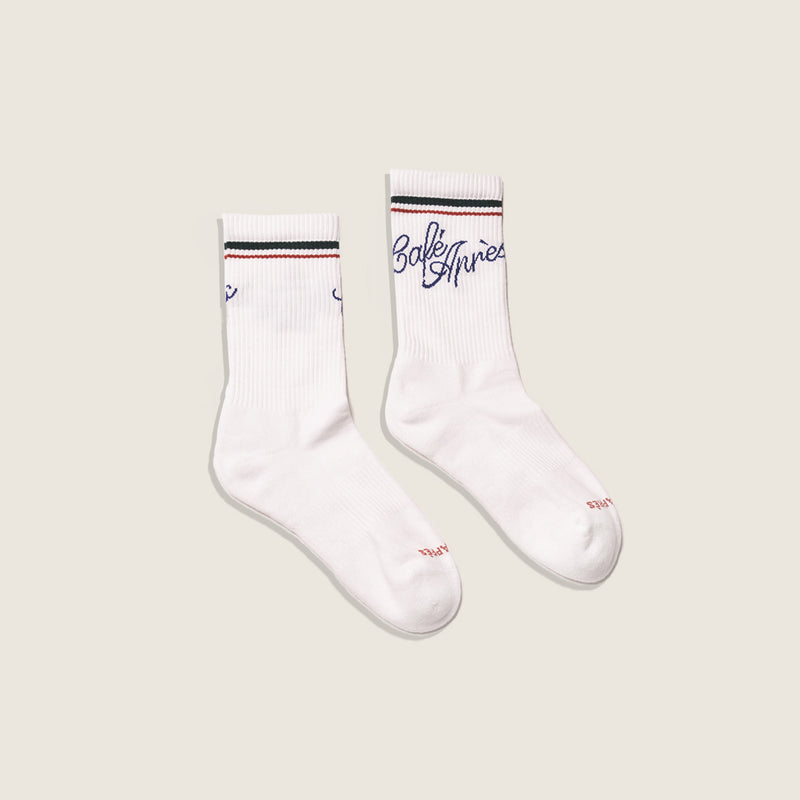 The Spottswood Crew Sport Sock in Script