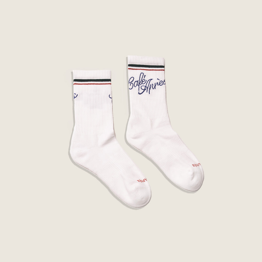 The Spottswood Crew Sport Sock in Script