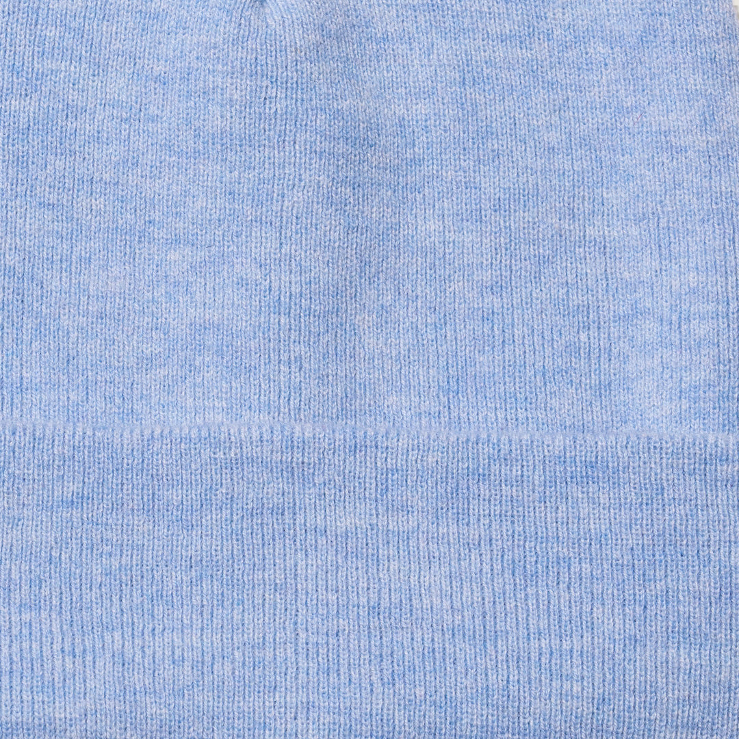 Close-up of blue fabric texture