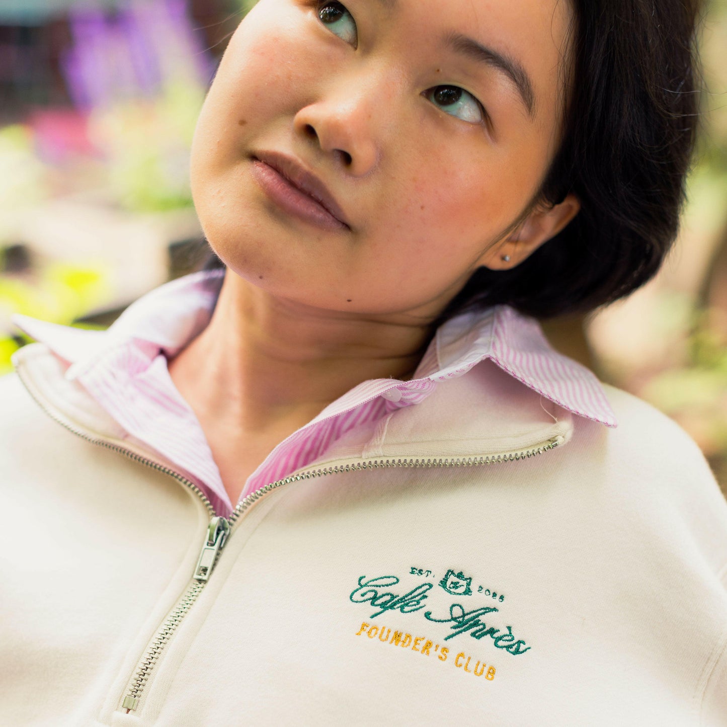 Founder's Club Half Zip Crew.