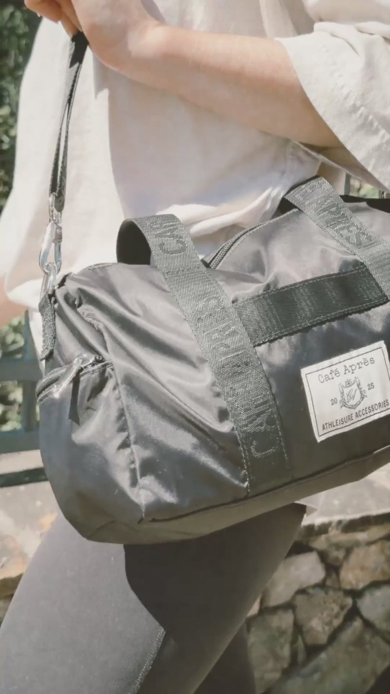 The Helaine Nylon Mini Duffle & The Scarlet Quarter Grip Sock